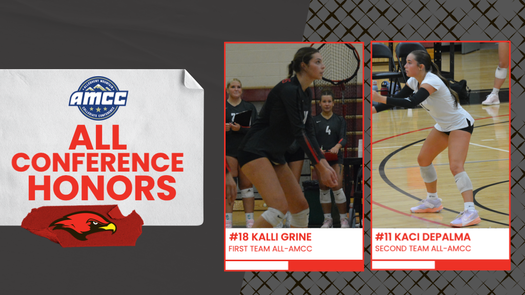 Grine and DePalma Earn All-AMCC Honors